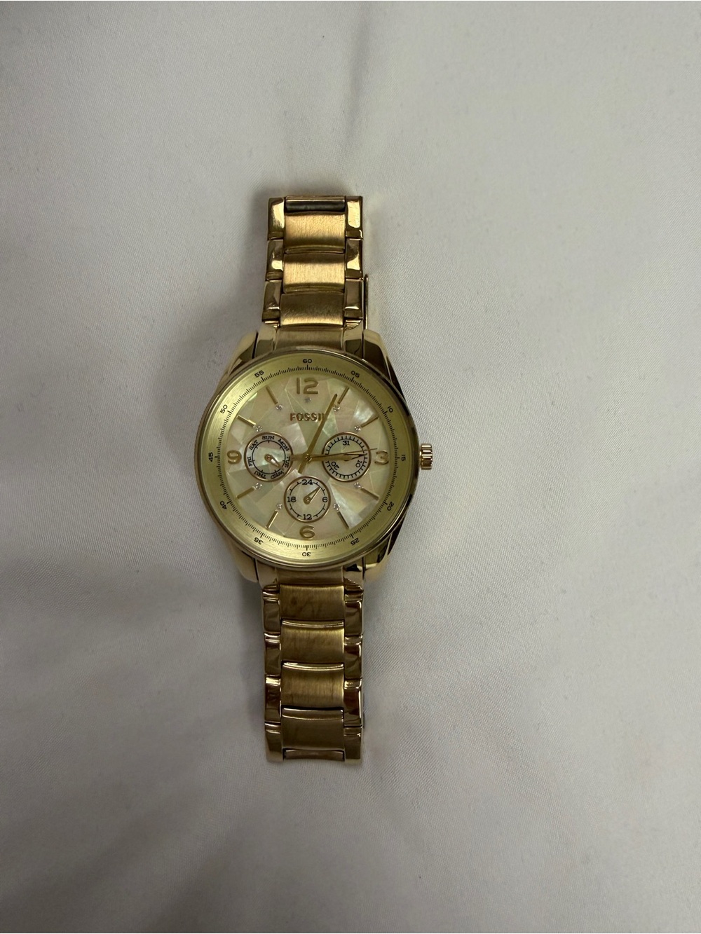 Fossil Gold-Tone Women's Multifunction Bracelet Watch